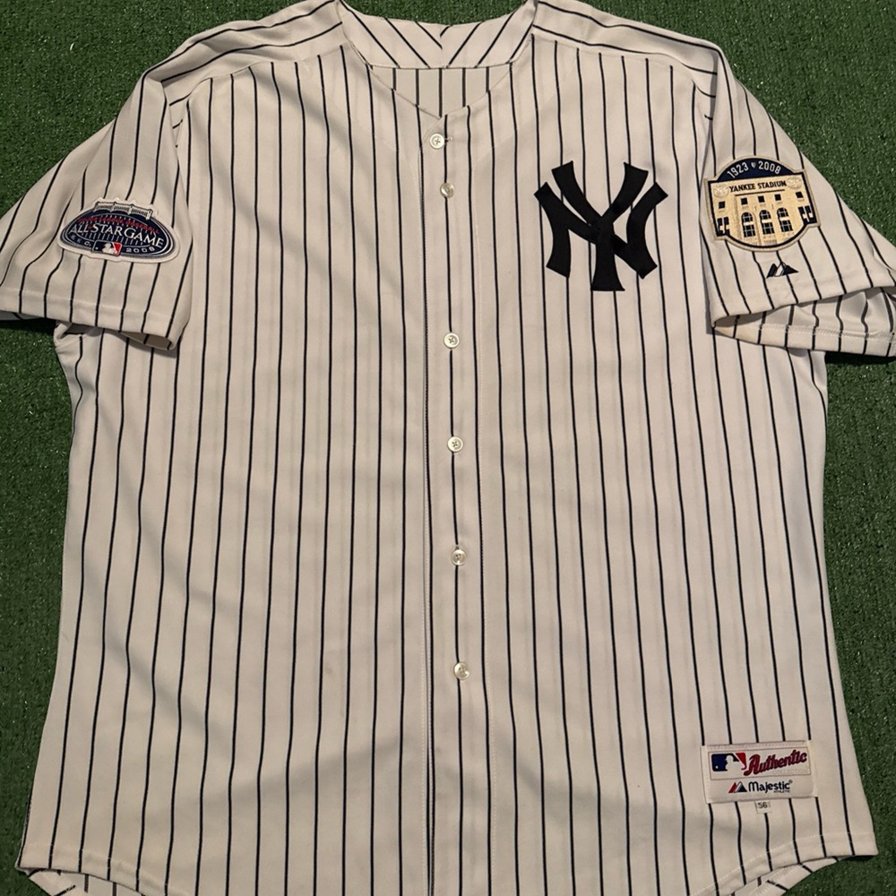 VTG New York Yankees Majestic Authentic Alex Rodriguez 2008 ASG Jersey Size 56